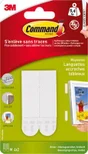 Lot de 8 languettes adhésives tableaux, COMMAND, blanc