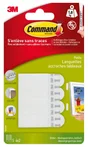 Lot de 8 languettes adhésives tableaux COMMAND blanc