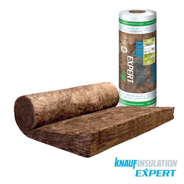 Laine De Verre Nu Knauf Insulation 3.3 X 1.2 M, Ep. 200 Mm, 035, R=5.70