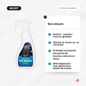 Détartrant Nettoyant Sanitaire Parfum Menthe Helvet 500 Ml
