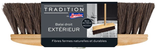 Balai Droit Extérieur Tradition De Spontex