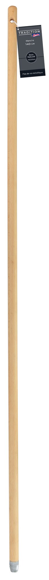 Manche à balai en bois, Tradition de Spontex, 140 cm