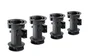 Lot De 4 Pieds Plastique À Visser H.100