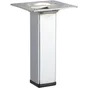 Pied De Meuble Carré Fixe Acier Chromé Gris, 10 Cm