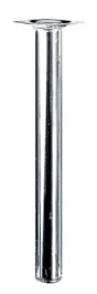 Pied Table Basse Cylindrique Hettich Fixe Acier Chromé Gris