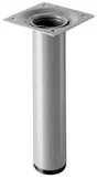 Pied Meuble Cylindrique Hettich Fixe Acier Époxy Gris