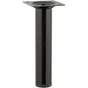 Pied Meuble Cylindrique Hettich Fixe Acier Époxy Noir