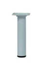 Pied Meuble Cylindrique Hettich Fixe Acier Époxy Blanc