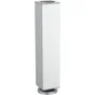 Pied Meuble Carré Hettich Réglable Acier Mat Gris