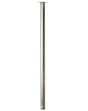 Pied De Table Carré Fixe Acier Brossé Gris, 80 Cm