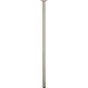 Pied De Table Cylindrique Fixe Acier Brossé Gris, 80 Cm