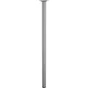Pied De Table Basse Cylindrique Fixe Acier Mat Gris, 70 Cm