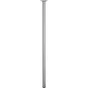 Pied De Table Cylindrique Fixe Acier Mat Gris, 80 Cm