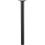 Pied De Table Basse Cylindrique Fixe Acier Époxy Noir, 40 Cm