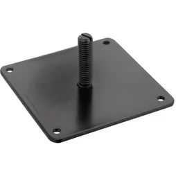 Plaque De Montage Acier À Visser, Diam.10 X H.90 Mm X L.90 Mm