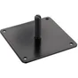 Plaque De Montage Acier À Visser, Diam.10 X H.90 Mm X L.90 Mm