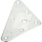 Plaque De Montage Triangulaire Métal À Visser, H.120 X L.70 Mm