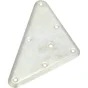 Plaque De Montage Triangulaire Métal À Visser, H.221 X L.126 Mm