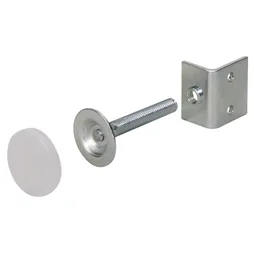 Lot de 2 vis de réglage équerre acier zingué l. 60 mm HETTICH