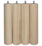 Lot de 4 pieds de meubles bois CIME Ht.25 x l.5 cm