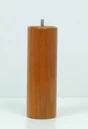 Pied Lit / Sommier Cylindrique Fixe Hêtre Teinté Marron
