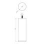 Pied Lit / Sommier Cylindrique Fixe Hêtre Laqué Blanc