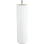 Pied Lit / Sommier Cylindrique Fixe Hêtre Laqué Blanc