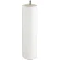 Pied Lit / Sommier Cylindrique Fixe Hêtre Laqué Blanc