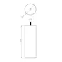 Pied De Lit / Sommier Cylindrique Fixe Hêtre Brut Blanc / Beige / Naturels, 20Cm