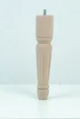 Pied De Lit / Sommier Autres Fixe Hêtre Brut Blanc / Beige / Naturels, 23 Cm