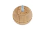 Pied De Meuble Boule Fixe Hêtre Brut Blanc / Beige / Naturels, 4 Cm