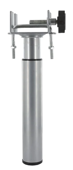 Pied De Lit / Sommier Cylindrique Réglable Acier Époxy Gris, De 17 À 25 Cm