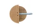 Pied De Lit / Sommier Conique Fixe Hêtre Brut Blanc / Beige / Naturels, 23 Cm