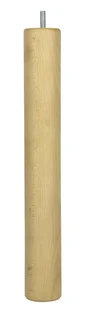 Pied De Table Basse Cylindrique Fixe Hêtre Brut Blanc / Beige / Naturels, 36 Cm