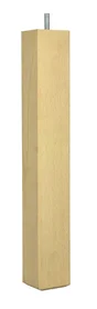 Pied De Table Basse Carré Fixe Hêtre Brut Blanc / Beige / Naturels, 36 Cm