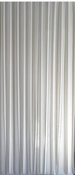 Portiere Laniere Gris Blanc 90X220