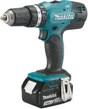 Perceuse À Percussion Sans Fil Makita, 18 V 3 Ah, 2 Batteries Dhp453Sfe