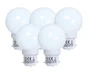 Lot de 5 ampoules led opaque sphérique B22 30 Lm = 4 W, TIBELEC