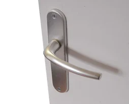 2 Poignées De Porte San Diego Sans Trou, Aluminium Entraxe 165 Mm