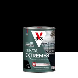 Peinture extérieure fer Climats extrêmes V33 noir mat 250ml