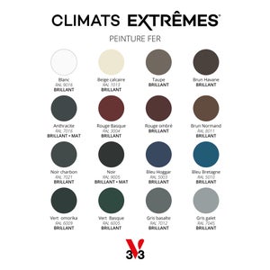 Peinture fer extérieur Climats extrêmes® V33 anthracite mat 2 l