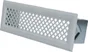 Grille décompression air chaud hotte/cheminée precadre, 195 x 60 mm blanc