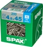 Lot De 200 Vis Inox Tête Fraisée Torx Spax, Diam.4.5 Mm X L.45 Mm