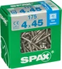 Lot De 175 Vis Inox Tête Fraisée Torx Spax, Diam.4 Mm X L.45 Mm