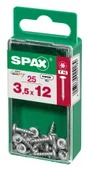 Lot De 25 Vis Acier Tête Ronde Torx Spax, Diam.3.5 Mm X L.12 Mm