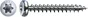 Lot De 25 Vis Acier Tête Ronde Torx Spax, Diam.3.5 Mm X L.12 Mm
