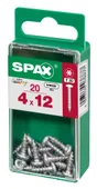 Lot De 20 Vis Acier Tête Ronde Pozidriv Spax, Diam.4 Mm X L.12 Mm