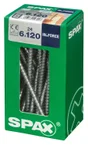 Lot De 24 Vis Acier Tête Cylindrique Spax, Diam.6 Mm X L.120 Mm