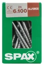 Lot De 24 Vis Acier Tête Fraisée Bombée Torx Spax, Diam.6 Mm X L.100 Mm