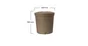 Récupérateur d'eau aérien GARANTIA cylindrique taupe , 300 L